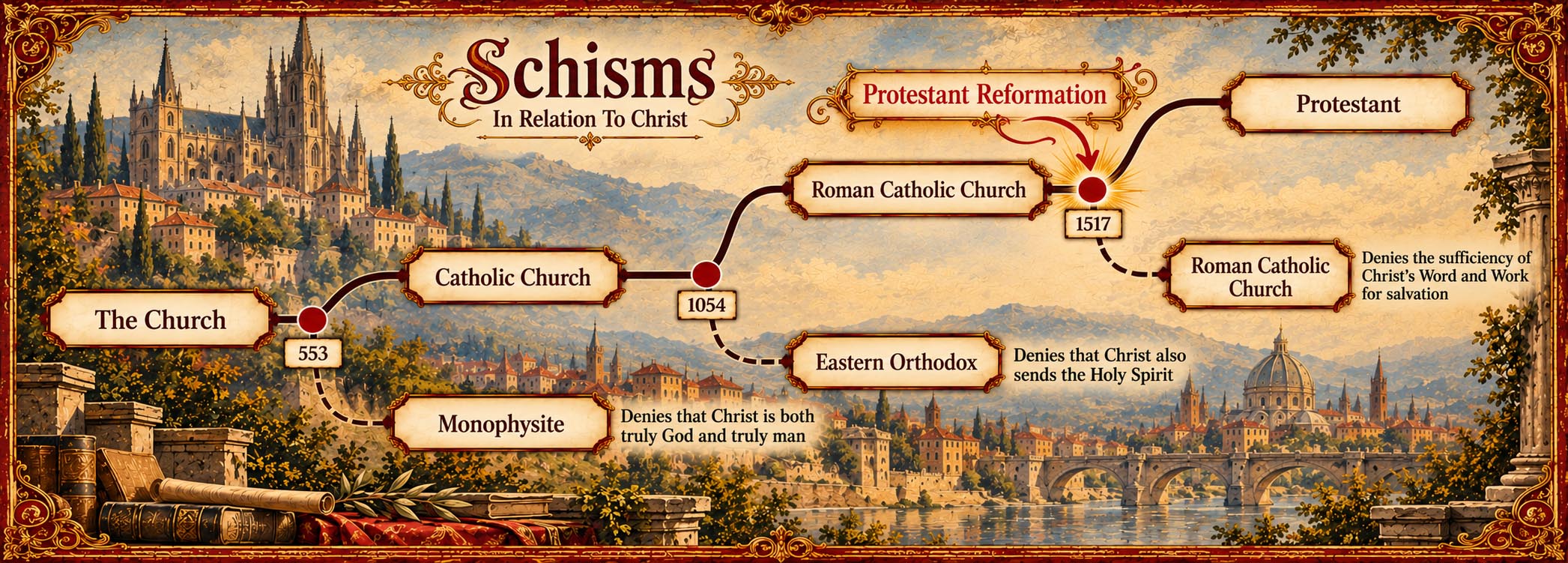 Major Schisms in Church History