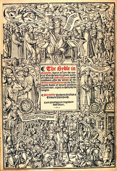 The Great Bible, 1539